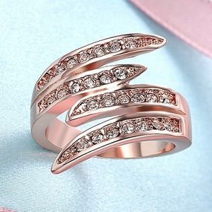 18k Rose Gold Four-Layer Ring
